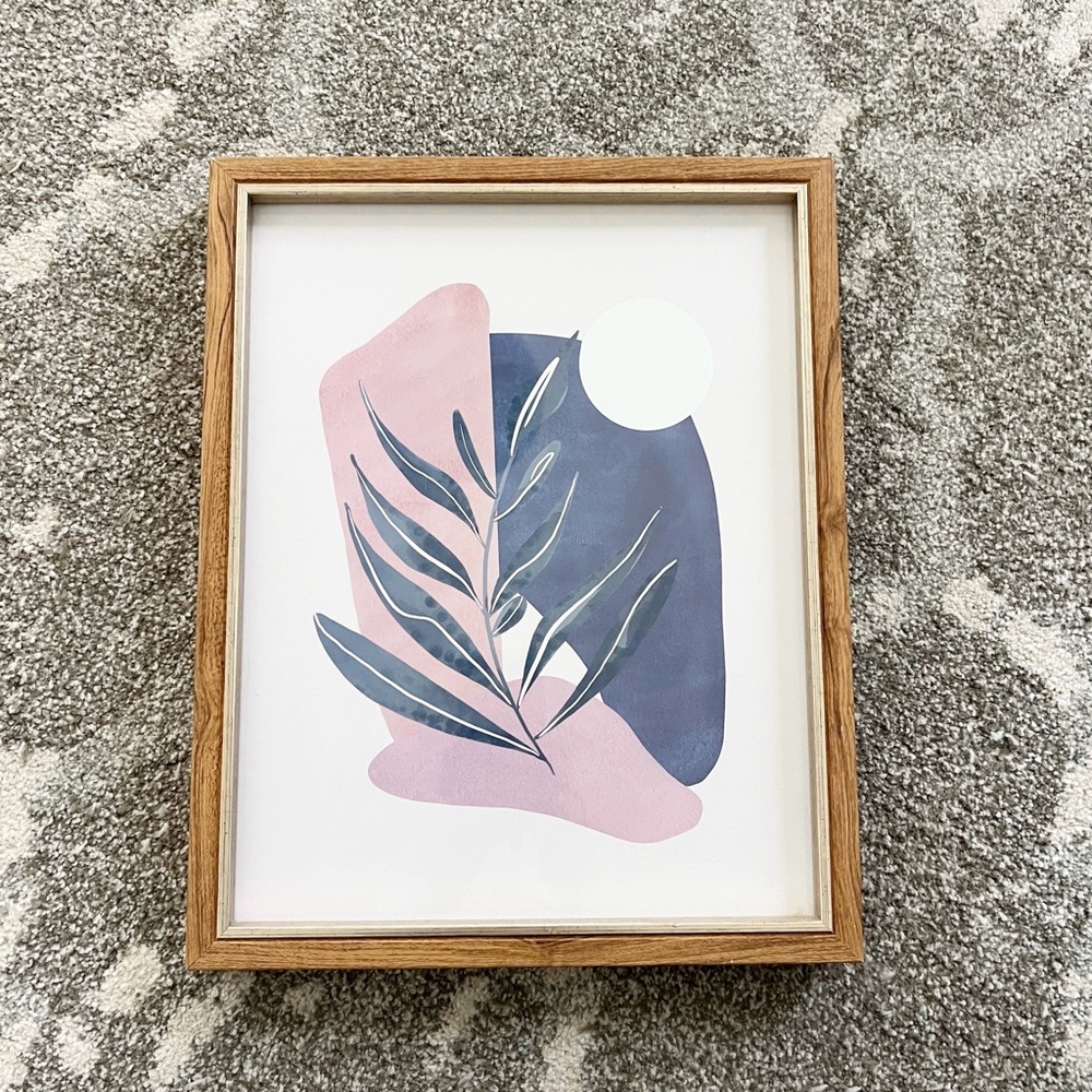 Abstract Botanical Art Print Walker Noble Studios in The Wind